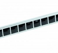 Мебельная ручка RS420CP_CrBl.4_128