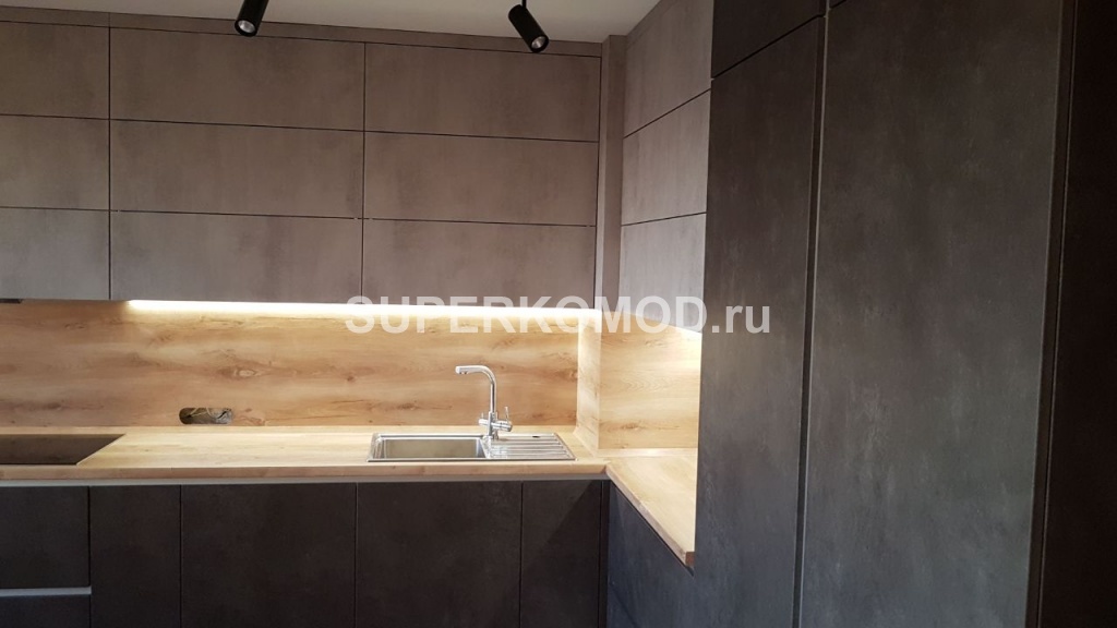 Угловая современная кухня заказать недорого