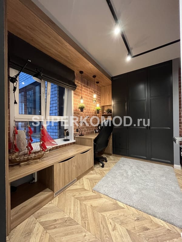 Стильная спальня лофт заказать недорого
