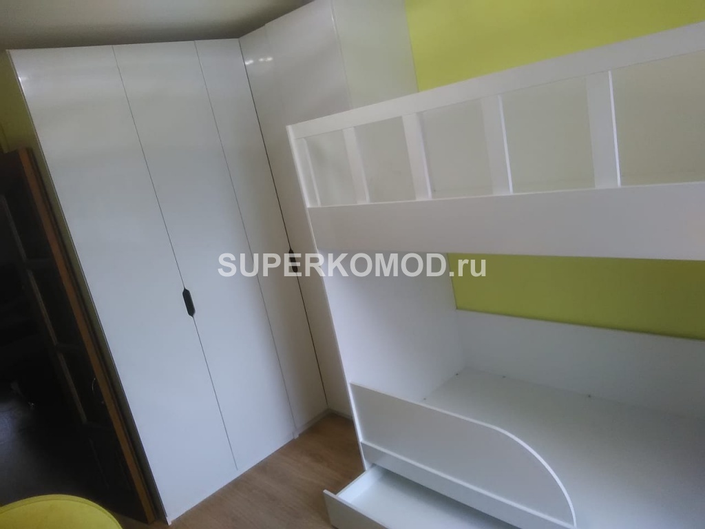 Детская комната с двухъярусной кроватью под заказ